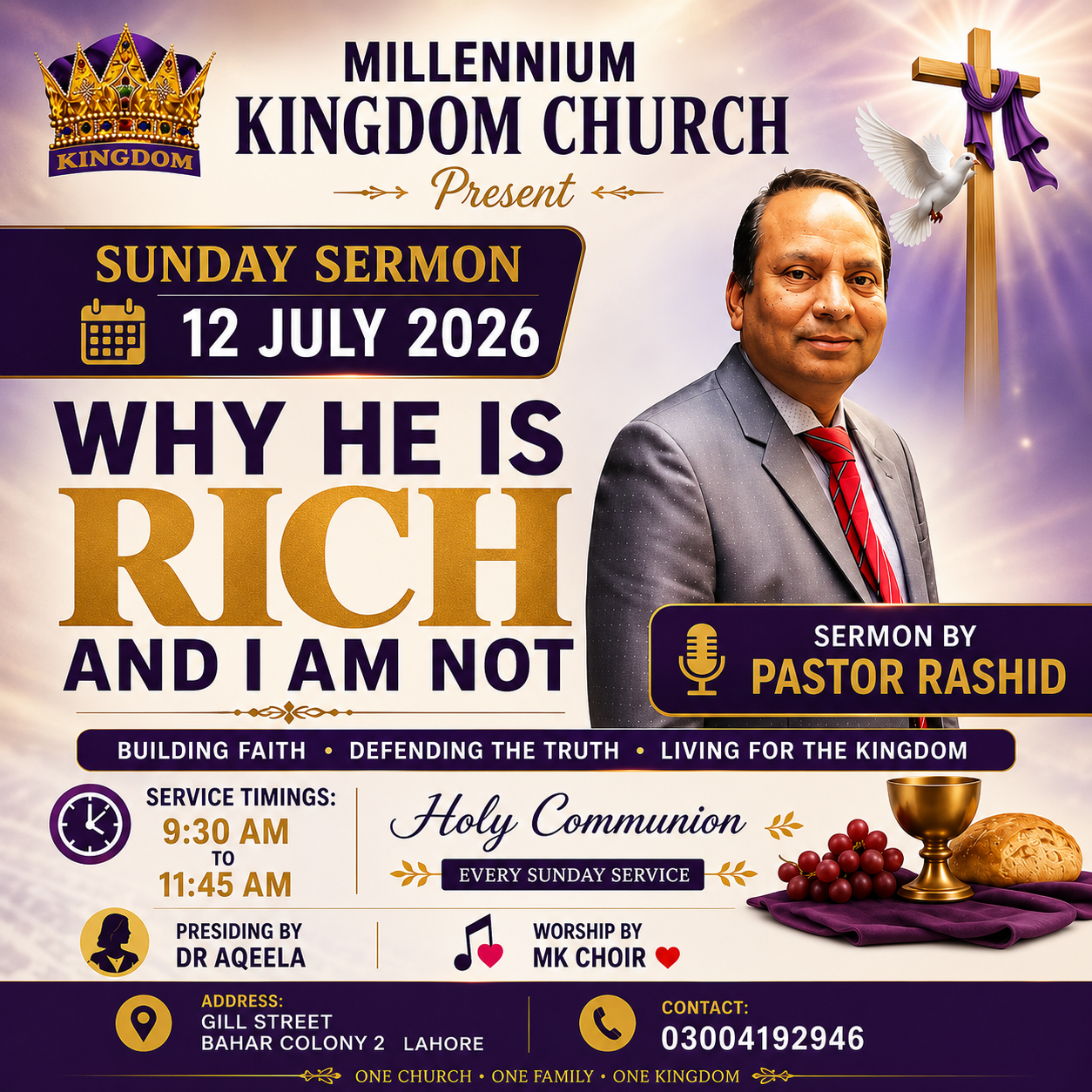 Sunday Sermon 12 July 2026